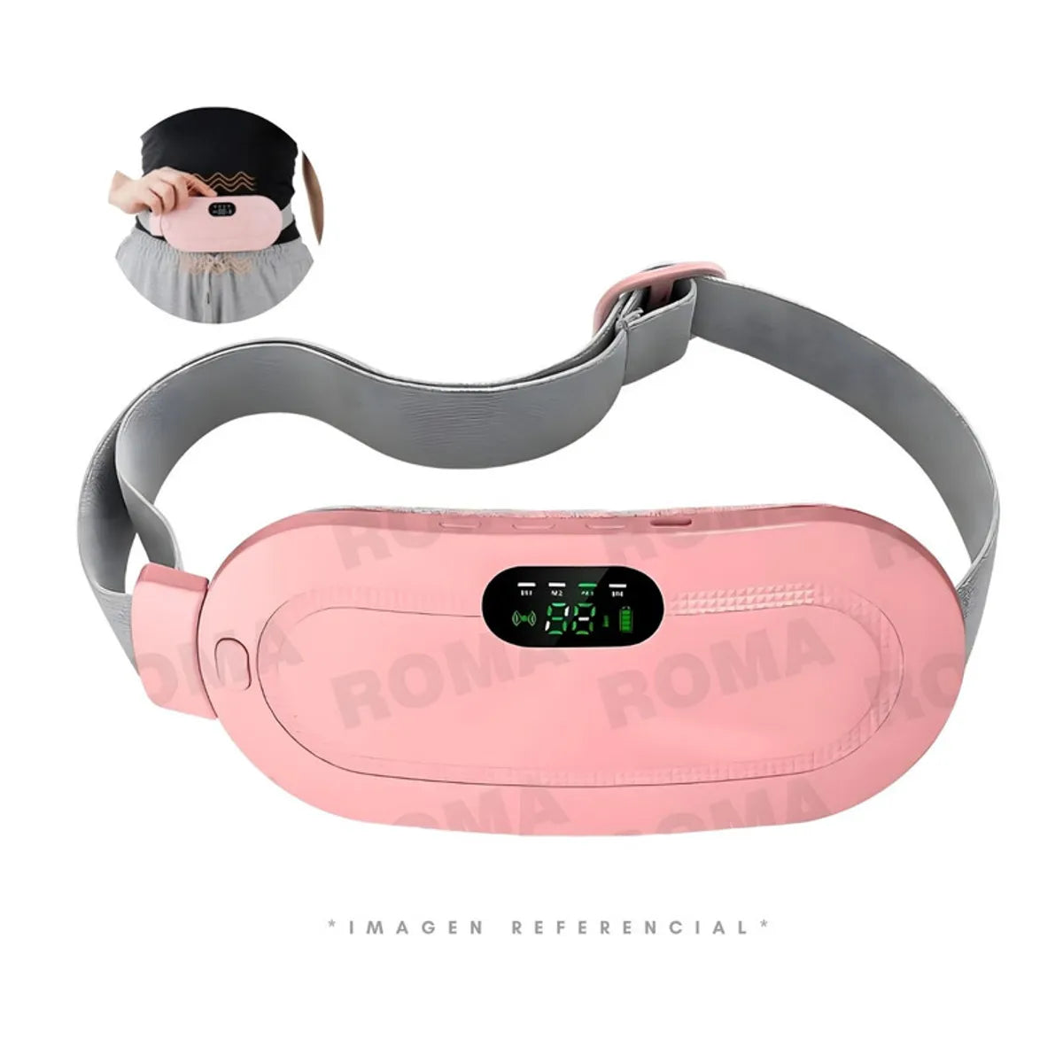 CINTURÓN TÉRMICO PARA CÓLICOS RECARGABLE